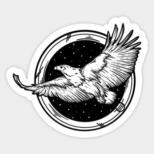 Free As A Bird x Inktober 22 Sticker